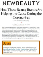 NEW BEAUTY : How These Beauty Brands Are Helping the Cause During the Coronavirus