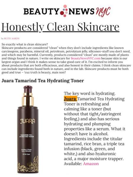 BEAUTY NEWS NYC : Honestly Clean Skincare