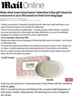 MAIL ONLINE : Make Their Heart Beat Faster! Valentine's Day Gift Ideas For Everyone in Your Life Base on Their Love Language