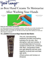 YOUR TANGO : 20 Best Hand Creams To Moisturize After Washing Your Hands